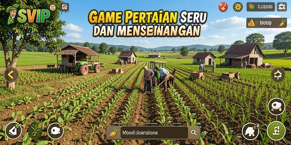 Gameplay Farming seru di 7SVIP dengan grafis menawan.