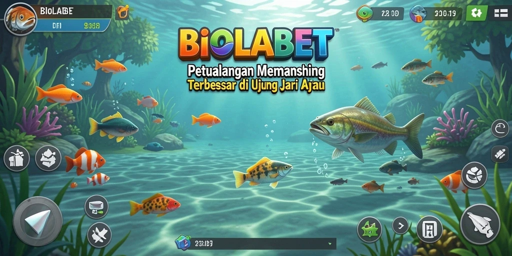 Tangkapan ikan yang menakjubkan dalam gameplay BIOLABET.