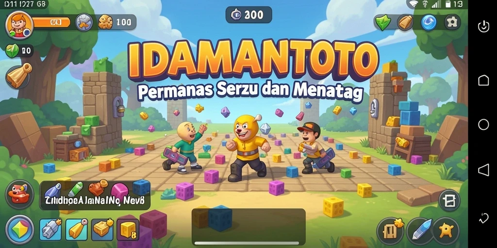 Tampilan gameplay seru dari IDAMANTOTO yang menantang.