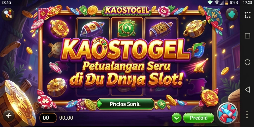 Tampilan gameplay KAOSTOGEL yang menakjubkan dan interaktif.