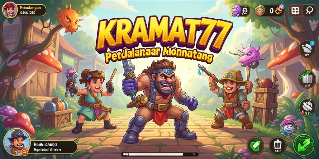 Tampilan gameplay KRAMAT77 yang seru dan penuh aksi.
