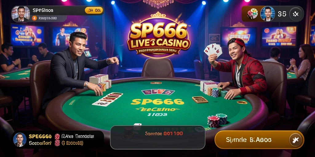 Tampilan gameplay Live Casino yang seru dan interaktif.
