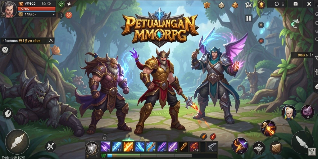 Tampilan utama gameplay <strong>VIP805</strong> dengan aksi seru dan grafis memukau.