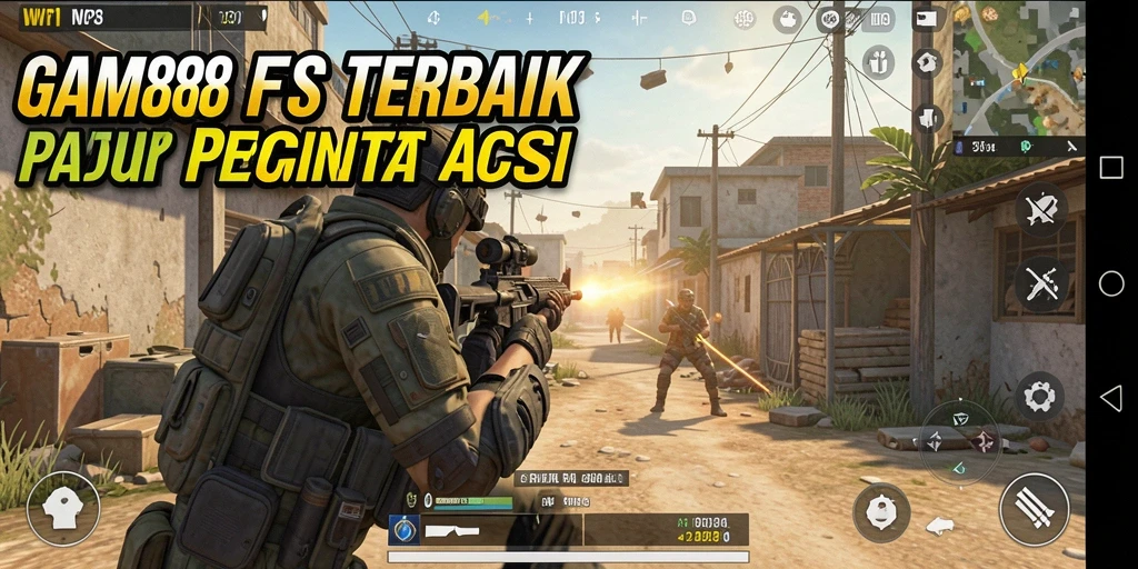 Screenshot gameplay WP888 menunjukkan aksi tembak-menembak yang mendebarkan.